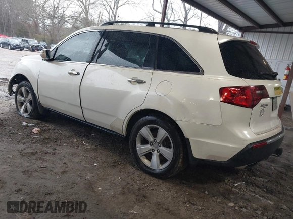 2010 Acura MDX with VIN 2HNYD2H26AH503810, listed as a IAAI auction lot 41623574 with 218,586 mi miles. Bid and sale history available at carsss.com. Image 3.