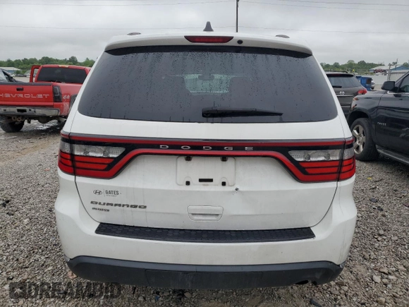 2017 Dodge Durango SXT with VIN 1C4RDJAGXHC629840, listed as a Copart auction lot 58322745 with 177,930 mi miles and Salvage title. Bid and sale history available at DreamBid. Image 6.
