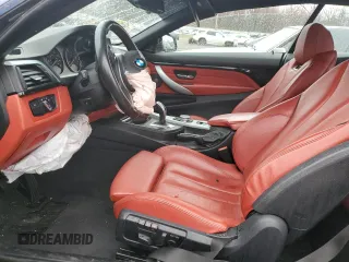 2015 BMW 4 Series 435i xDrive with VIN WBA3T7C56FP942328, listed as a Copart auction lot 52410695 with Not provided miles and Salvage title. Bid and sale history available at DreamBid. Image 7.