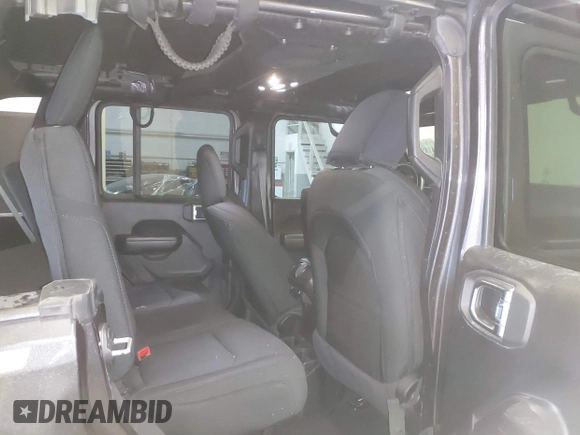 2021 Jeep Wrangler Unlimited Sport S with VIN 1C4HJXDN8MW744768, listed as a IAAI auction lot 41894327 with 47,826 mi miles and . Bid and sale history available at DreamBid. Image 8.