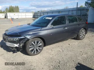 2024 Honda Civic EX-L z VIN 19XFL1H77RE009145, wystawiony jako Copart lot #53938535 z przebiegiem 9194 mil mil oraz Szkoda całkowita • Salvage title. Historia ofert i sprzedaży dostępna na DreamBid. Obrazek 1.