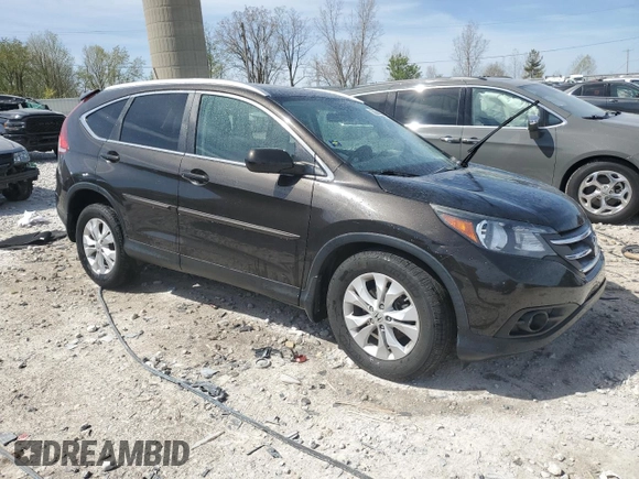 2013 Honda CR-V EX-L z VIN 5J6RM4H70DL035317, wystawiony jako Copart lot #55084685 z przebiegiem 94 122 mil mil oraz Czysty tytuł • Clean title. Historia ofert i sprzedaży dostępna na DreamBid. Obrazek 4.