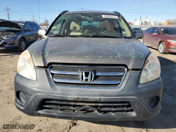 2006 Honda CR-V EX with VIN JHLRD68856C020344, listed as a Copart auction lot 42693015 with 177,192 mi miles and Salvage Title. Bid and sale history available at carsss.com. Image 5.