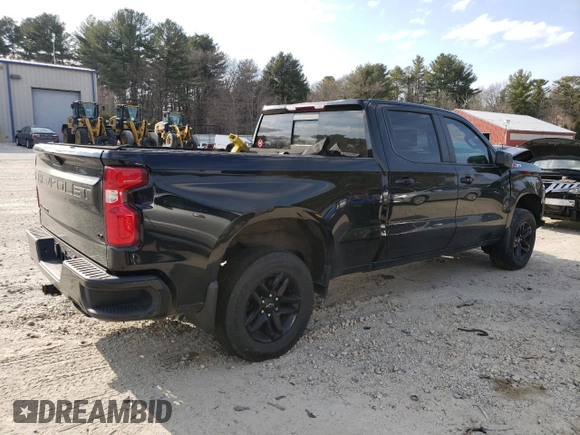 2021 Chevrolet Silverado 1500 LT Trail Boss with VIN 1GCPYFEL6MZ264192, listed as a Copart auction lot 49147325 with 99,359 mi miles and Salvage Title. Bid and sale history available at DreamBid. Image 3.