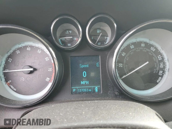 2013 Buick Verano with VIN 1G4PN5SK8D4140822, listed as a Copart auction lot 47547775 with 137,063 mi miles and Clean title. Bid and sale history available at DreamBid. Image 9.