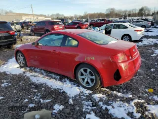2005 Infiniti G35 Coupe with VIN JNKCV54E35M409366, listed as a Copart auction lot 84870134 with 100,828 mi miles and Salvage Title. Bid and sale history available at carsss.com. Image 2.