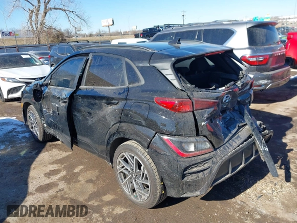 2023 Hyundai Kona N Line with VIN KM8K33A34PU048108, listed as a IAAI auction lot 41366520 with 15,767 mi miles. Bid and sale history available at carsss.com. Image 14.