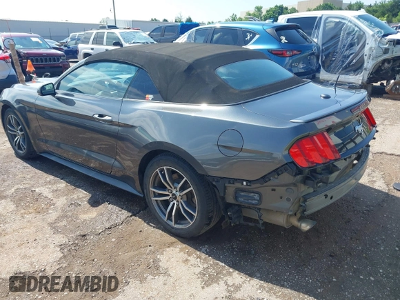 2016 Ford Mustang EcoBoost Premium with VIN 1FATP8UH4G5304605, listed as a IAAI auction lot 42393334 with 184,295 mi miles and . Bid and sale history available at DreamBid. Image 3.
