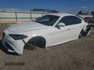2019 Alfa Romeo Giulia with VIN ZARFANANXK7609739, listed as a Copart auction lot 72943294 with 0 mi miles and Salvage Title. Bid and sale history available at carsss.com. Image 1.
