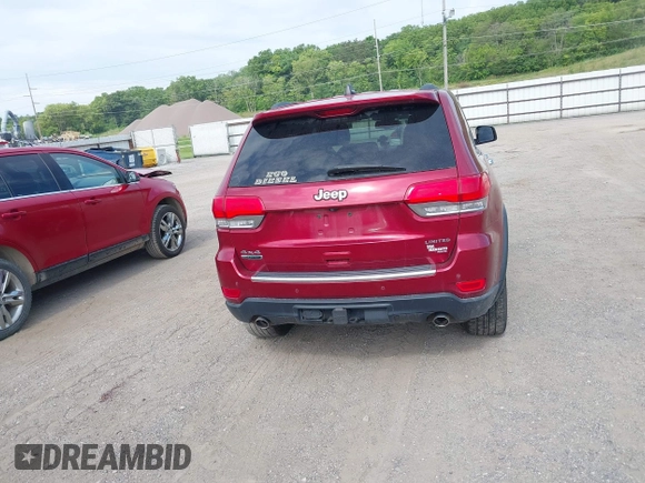 2014 Jeep Grand Cherokee Limited with VIN 1C4RJFBM5EC298946, listed as a IAAI auction lot 42816530 with 176,403 mi miles and . Bid and sale history available at DreamBid. Image 16.