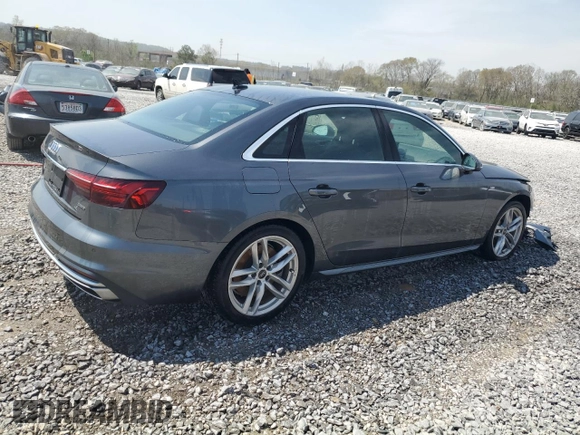 2023 Audi A4 S line Premium Plus z VIN WAUEAAF46PN021612, wystawiony jako Copart lot #55639615 z przebiegiem 36 491 mil mil oraz Szkoda całkowita • Salvage title. Historia ofert i sprzedaży dostępna na DreamBid. Obrazek 3.