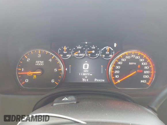 2015 GMC Yukon Denali with VIN 1GKS1CKJ8FR575730, listed as a IAAI auction lot 42048050 with 113,077 mi miles. Bid and sale history available at carsss.com. Image 7.