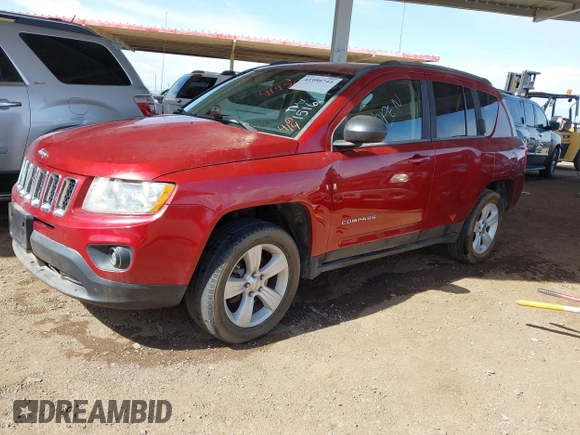 2011 Jeep Compass Latitude with VIN 1J4NT1FB0BD151647, listed as a IAAI auction lot 41950743 with 128,238 mi miles. Bid and sale history available at carsss.com. Image 2.