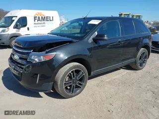 2013 Ford Edge SEL with VIN 2FMDK4JC0DBC77355, listed as a IAAI auction lot 41903084 with 110,374 mi miles. Bid and sale history available at carsss.com. Image 2.