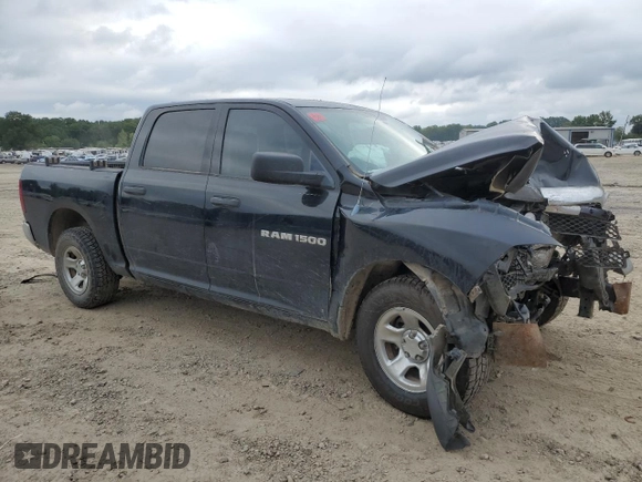 2012 Ram 1500 Tradesman with VIN 1C6RD6KP8CS113798, listed as a Copart auction lot 72913574 with 196,333 mi miles and Salvage title. Bid and sale history available at DreamBid. Image 4.