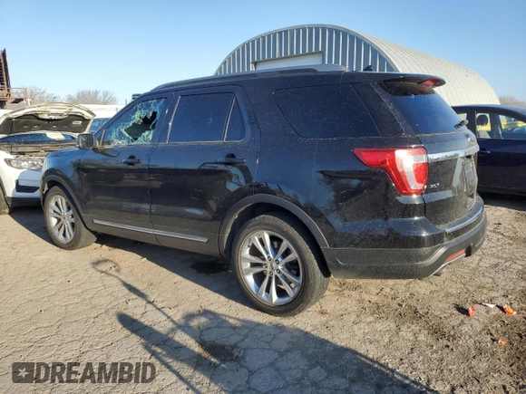2018 Ford Explorer XLT with VIN 1FM5K7D89JGA79956, listed as a Copart auction lot 49979375 with Not provided miles and Salvage title. Bid and sale history available at DreamBid. Image 2.