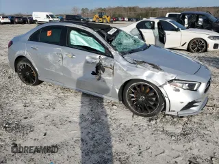 2021 Mercedes-Benz A 220 with VIN W1K3G4EB9MJ259019, listed as a Copart auction lot 47981625 with 59,870 mi miles and Salvage Title. Bid and sale history available at DreamBid. Image 4.