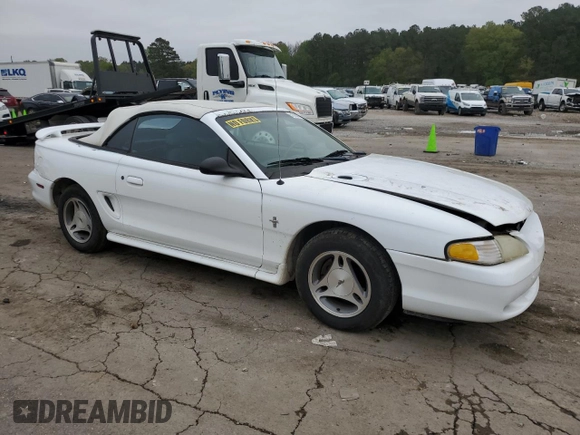 1998 Ford Mustang with VIN 1FAFP4442WF180149, listed as a Copart auction lot 51080475 with 103,736 mi miles and Salvage Title. Bid and sale history available at carsss.com. Image 4.