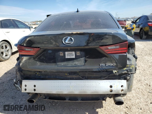 2014 Lexus IS 250 with VIN JTHBF1D24E5036114, listed as a Copart auction lot 41826235 with 153,512 mi miles and Salvage title. Bid and sale history available at DreamBid. Image 6.