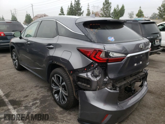2017 Lexus RX with VIN 2T2BZMCA6HC082842, listed as a Copart auction lot 62844052 with 40,409 mi miles. Bid and sale history available at carsss.com. Image 3.