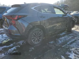 2024 Lexus NX with VIN 2T2AGCEZ4RC053310, listed as a Copart auction lot 42763545 with 10,328 mi miles and Salvage Title. Bid and sale history available at carsss.com. Image 3.