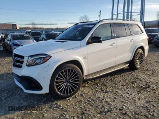 2018 Mercedes-Benz GLS with VIN 4JGDF7FE2JA999546, listed as a Copart auction lot 84669104 with 0 mi miles and Salvage Title. Bid and sale history available at carsss.com. Image 1.