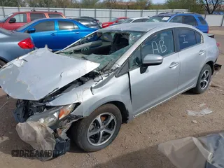 2015 Honda Civic Sedan SE with VIN 2HGFB2F7XFH527666, listed as a IAAI auction lot 41517883 with 1 mi miles. Bid and sale history available at carsss.com. Image 17.