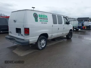 2005 Ford Econoline Cargo with VIN 1FTNE24W95HB25640, listed as a IAAI auction lot 41335337 with 183,045 mi miles. Bid and sale history available at carsss.com. Image 4.