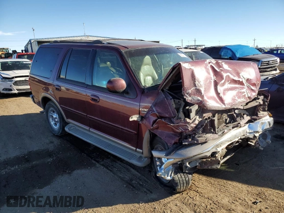 2000 Ford Expedition Eddie Bauer z VIN 1FMRU17L0YLA96669, wystawiony jako Copart lot #89027515 z przebiegiem 243 402 mil mil oraz Szkoda całkowita • Salvage title. Historia ofert i sprzedaży dostępna na DreamBid. Obrazek 4.