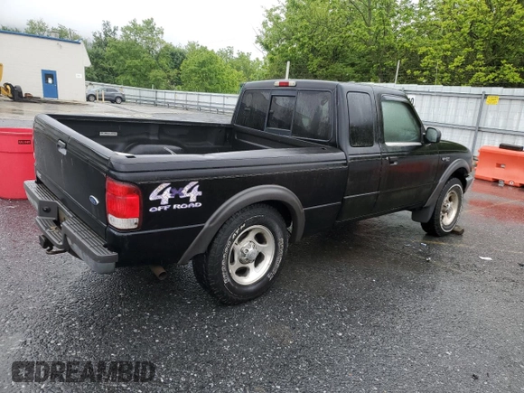 2000 Ford Ranger XLT with VIN 1FTZR15X3YTA59627, listed as a Copart auction lot 58579725 with 159,303 mi miles and Clean title. Bid and sale history available at DreamBid. Image 3.
