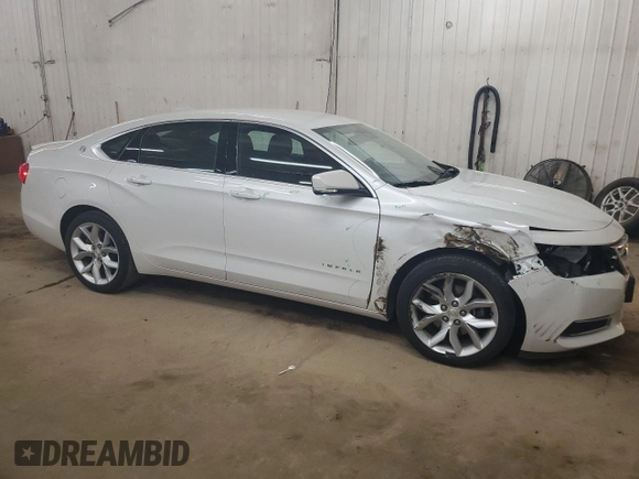 2015 Chevrolet Impala LT with VIN 1G1125S38FU137345, listed as a Copart auction lot 55226425 with 168,257 mi miles and Salvage Title. Bid and sale history available at DreamBid. Image 4.
