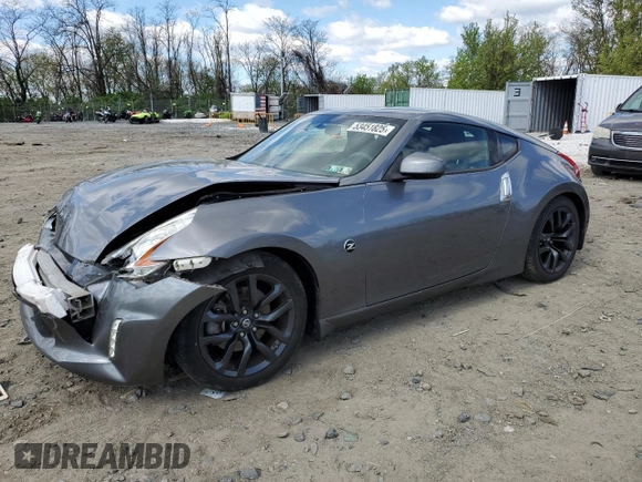 2016 Nissan 370Z with VIN JN1AZ4EH4GM934796, listed as a Copart auction lot 53451825 with 48,086 mi miles and Salvage Title. Bid and sale history available at carsss.com. Image 1.