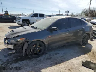 2016 Dodge Dart SXT with VIN 1C3CDFBB1GD625226, listed as a Copart auction lot 49803005 with 87,797 mi miles and Salvage Title. Bid and sale history available at carsss.com. Image 1.