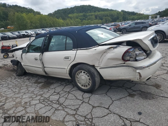 1998 Lincoln Continental with VIN 1LNFM97V8WY676657, listed as a Copart auction lot 73322134 with 0 mi miles and Salvage Title. Bid and sale history available at carsss.com. Image 2.