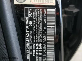 2012 Mercedes-Benz E-Class E 350 Luxury with VIN WDDHF5KB6CA586916, listed as a Copart auction lot 48216935 with 145,706 mi miles and Clean Title. Bid and sale history available at carsss.com. Image 12.