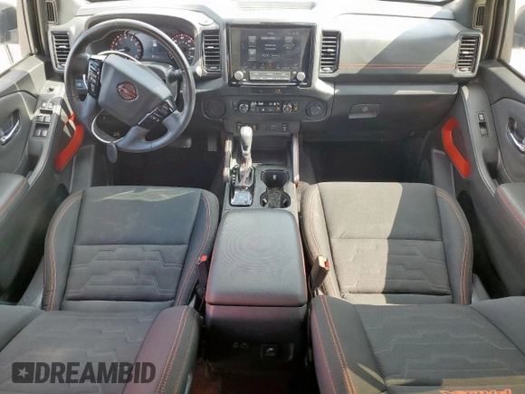 2022 Nissan Frontier SV with VIN 1N6ED1EJ6NN619016, listed as a Copart auction lot 58311855 with 56,943 mi miles and Clean title. Bid and sale history available at DreamBid. Image 8.
