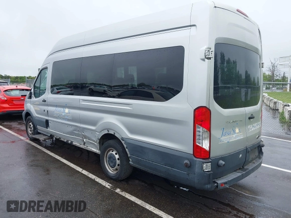 2017 Ford Transit with VIN 1FTBW3XM6HKB35503, listed as a IAAI auction lot 42202638 with 220,438 mi miles. Bid and sale history available at carsss.com. Image 3.