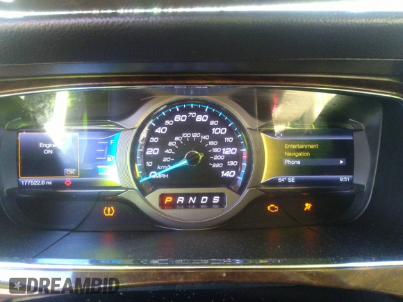 2014 Ford Taurus Limited with VIN 1FAHP2F80EG101504, listed as a IAAI auction lot 40974783 with 177,522 mi miles. Bid and sale history available at carsss.com. Image 7.