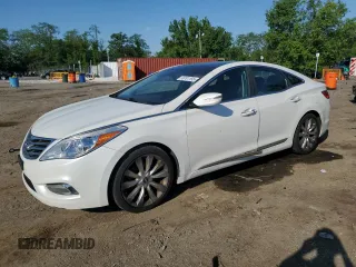 2013 Hyundai Azera with VIN KMHFH4JG6DA262297, listed as a Copart auction lot 56781155 with 234,793 mi miles and Clean Title. Bid and sale history available at DreamBid. Image 1.