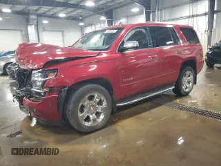 2015 Chevrolet Tahoe LTZ z VIN 1GNSKCKCXFR128186, wystawiony jako Copart lot #52496995 z przebiegiem 122 872 mil mil oraz Szkoda całkowita • Salvage title. Historia ofert i sprzedaży dostępna na DreamBid. Obrazek 1.
