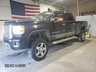 2016 GMC Sierra 2500HD Denali z VIN 1GT12UE87GF124987, wystawiony jako Copart lot #47120555 z przebiegiem 154 120 mil mil oraz Szkoda całkowita • Salvage title. Historia ofert i sprzedaży dostępna na DreamBid. Obrazek 1.
