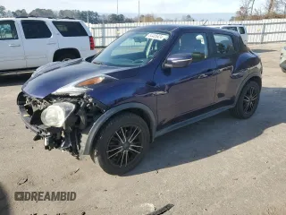 2015 Nissan Juke SV with VIN JN8AF5MR6FT509420, listed as a Copart auction lot 84405624 with 183,747 mi miles and Salvage Title. Bid and sale history available at carsss.com. Image 1.