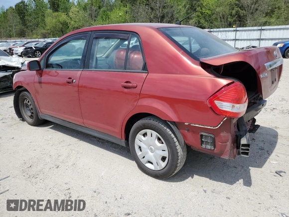 2010 Nissan Versa S with VIN 3N1BC1AP8AL451511, listed as a Copart auction lot 53844865 with 186,503 mi miles and Salvage Title. Bid and sale history available at DreamBid. Image 2.
