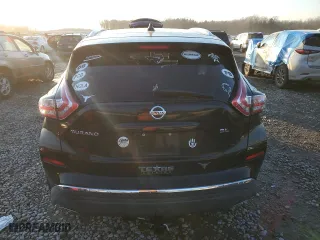2017 Nissan Murano SL with VIN 5N1AZ2MGXHN117432, listed as a Copart auction lot 88562565 with 88,391 mi miles and Salvage Title. Bid and sale history available at carsss.com. Image 6.