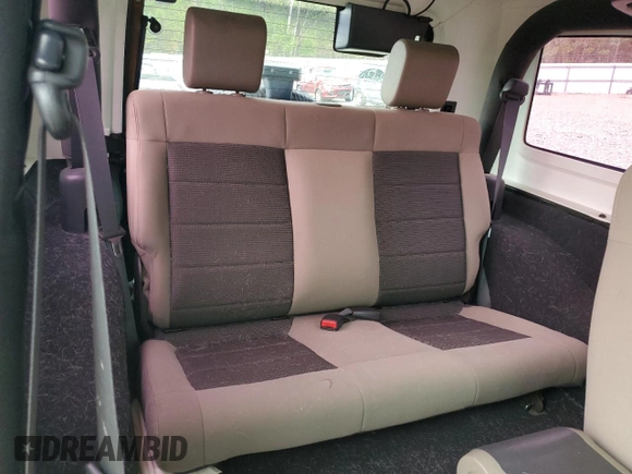 2008 Jeep Wrangler X with VIN 1J4FA24188L638183, listed as a Copart auction lot 56112955 with 112,438 mi miles and Salvage title. Bid and sale history available at DreamBid. Image 11.