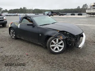 2005 Nissan 350Z Touring with VIN JN1AZ36A15M750103, listed as a Copart auction lot 44375825 with 184,550 mi miles and Salvage title. Bid and sale history available at DreamBid. Image 4.
