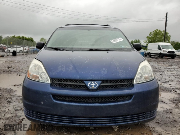 2005 Toyota Sienna CE z VIN 5TDZA23C75S379167, wystawiony jako Copart lot #58687135 z przebiegiem 191 873 mil mil oraz Czysty tytuł • Clean title. Historia ofert i sprzedaży dostępna na DreamBid. Obrazek 5.