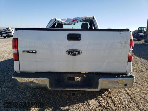 2004 Ford F-150 XL with VIN 1FTRF12W84NA73428, listed as a Copart auction lot 87842645 with 209,604 mi miles and Salvage Title. Bid and sale history available at carsss.com. Image 6.