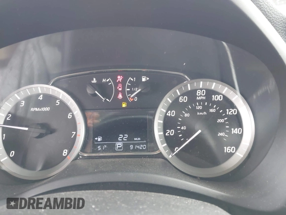 2014 Nissan Sentra SV with VIN 3N1AB7AP9EL665057, listed as a IAAI auction lot 41759919 with 91,420 mi miles and . Bid and sale history available at DreamBid. Image 7.
