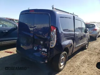 2017 Ram ProMaster City Cargo Tradesman with VIN ZFBERFAB6H6E18267, listed as a Copart auction lot 68833554 with 112,038 mi miles and Salvage Title. Bid and sale history available at DreamBid. Image 3.
